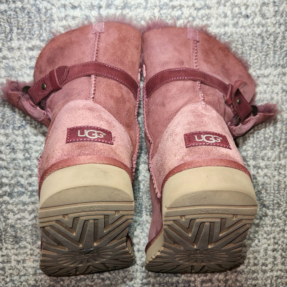 UGG Women's Winter Boots in Plum Suede - Picture 5 of 11